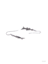 Load image into Gallery viewer, 92.5 Sterling Silver Fish Drop Earring
