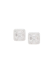 Load image into Gallery viewer, 92.5 Sterling Silver CZ Studs Earring
