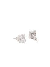 Load image into Gallery viewer, 92.5 Sterling Silver CZ Stud Earring
