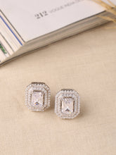 Load image into Gallery viewer, Adorn By Nikita 925 Sterling Silver CZ Studs
