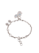 Load image into Gallery viewer, Adorn By Nikita Sterling Silver Charm Bracelet
