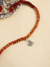 Load image into Gallery viewer, Adorn By Nikita Rakhi With Sterling Silver Evil Eye Charm
