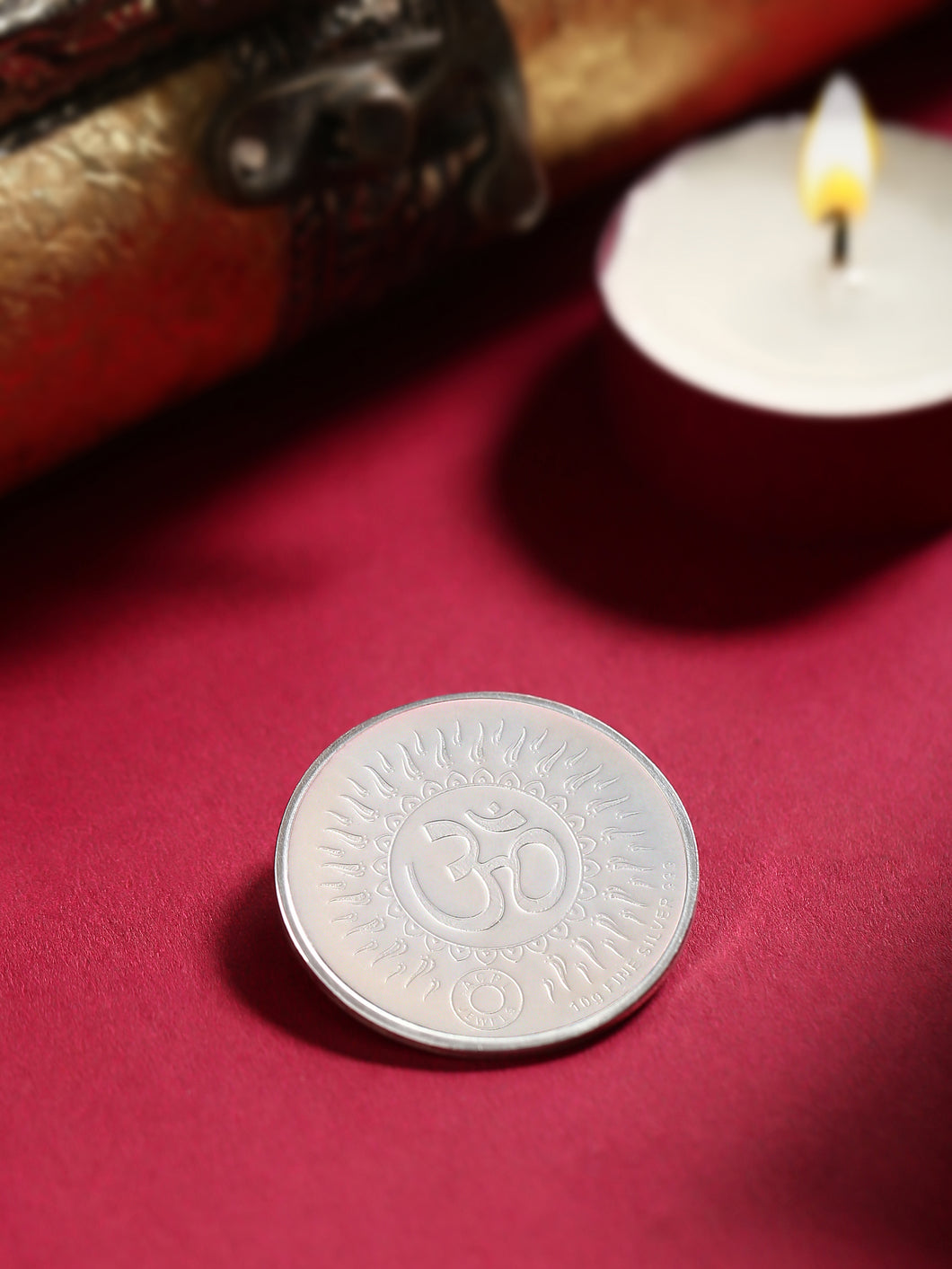 Adorn By Nikita 999 Fine Silver Ganesh Ji or Laxmi Ji Coin